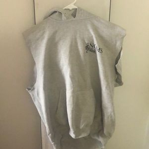 Cut off hoodie